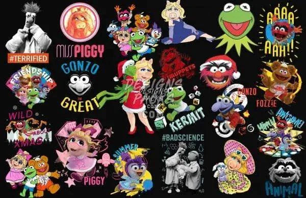 51 Cartoon Designs Bundle PNG