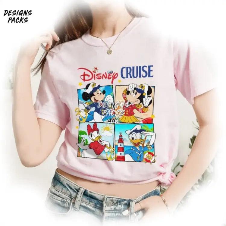 Cartoon Family Cruise Birthday Land Line 25Th Silver Anniversary At Sea Png Design