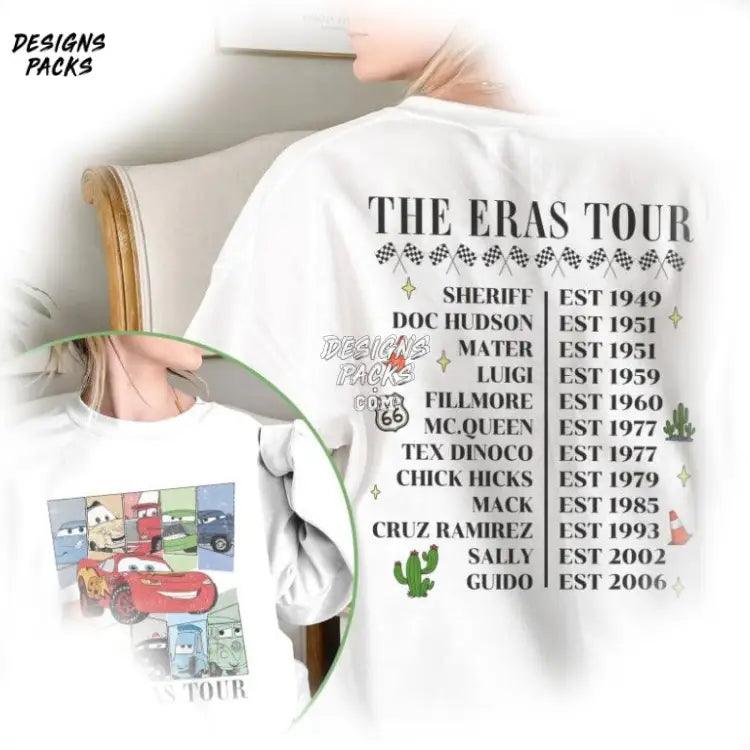 Cartoon Land Cars Characters Eras Tour Png Design