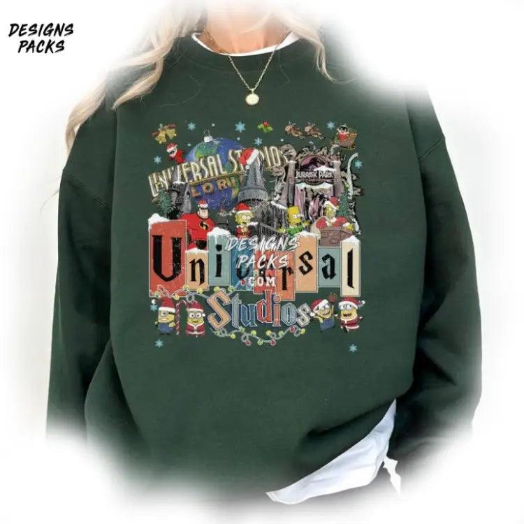 Cartoon Land Christmas Mickey’s Very Merry Party Universal Studio Png Design