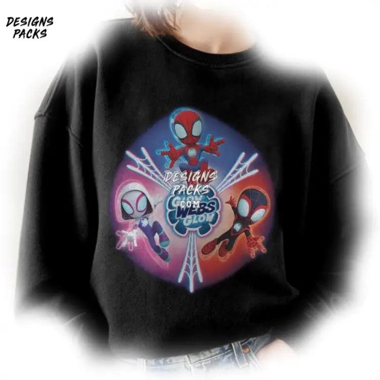 Cartoon Land Family Matching Epcot Theme Park Marvel Spidey And His Amazing Friends Glow Webs Icon