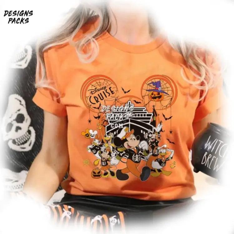 Cartoon Land Halloween Cruise On The High Seas Png Design