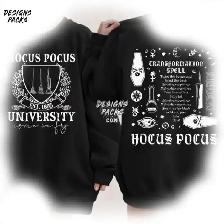 Cartoon Land Just A Bunch Of Hocus Pocus Halloween Png Design