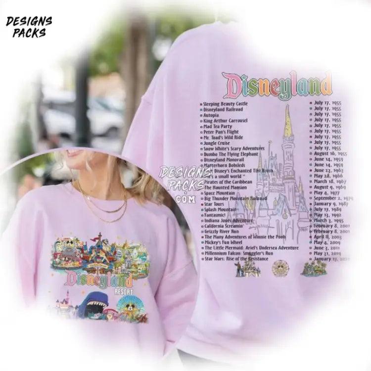 Cartoon Land Resort S Mickey And Friends Two - Sided California Adventure Png Design