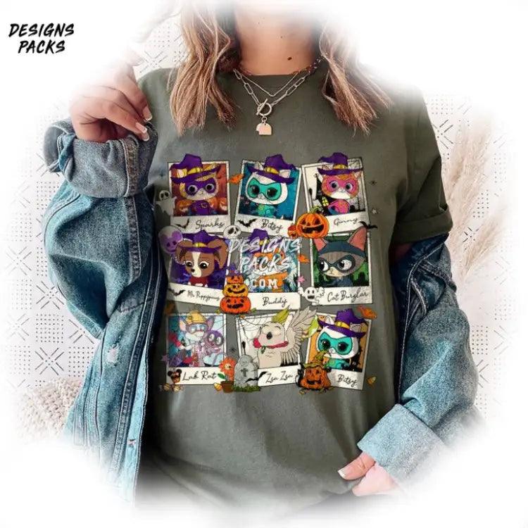 Cartoon Land Supperkitties Halloween Team Junior Music Supper Kitties Png Design