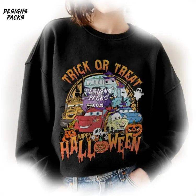 Cartoon Land Trick Or Treat Halloween Party Cars Png Design
