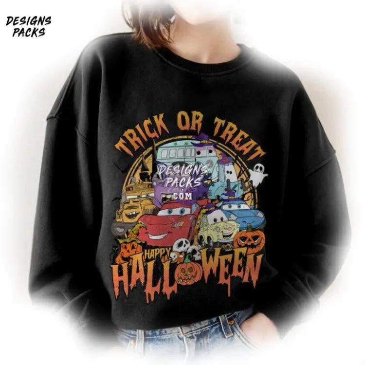 Cartoon Land Trick Or Treat Halloween Party Cars Png Design