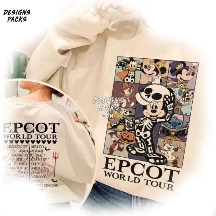 Cartoon Land Two - Sided Mickey Eras Tour Concert Music Retro Halloween The Png Design