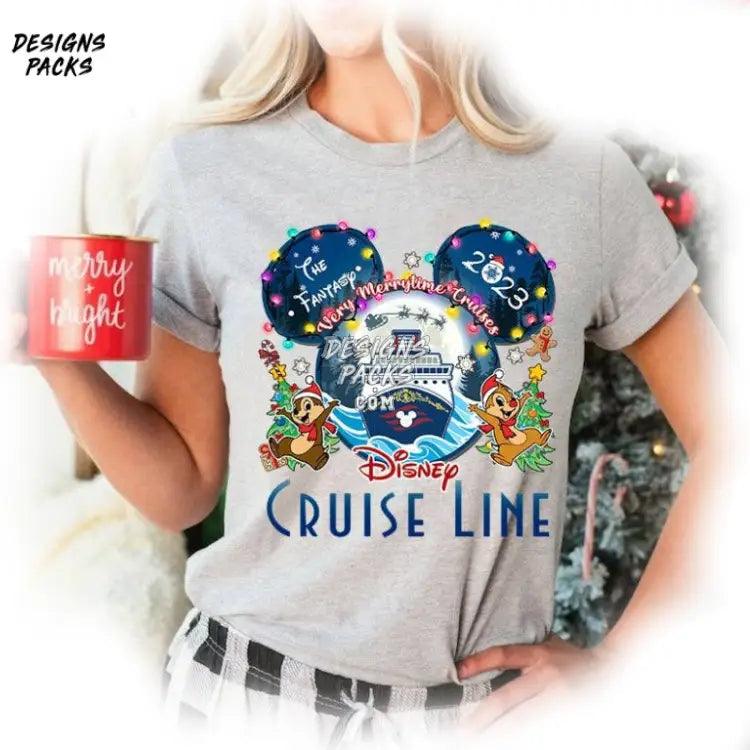 Cartoon Mickey And Friends Very Merrytime Cruises Christmas World Cruise Line Png Design