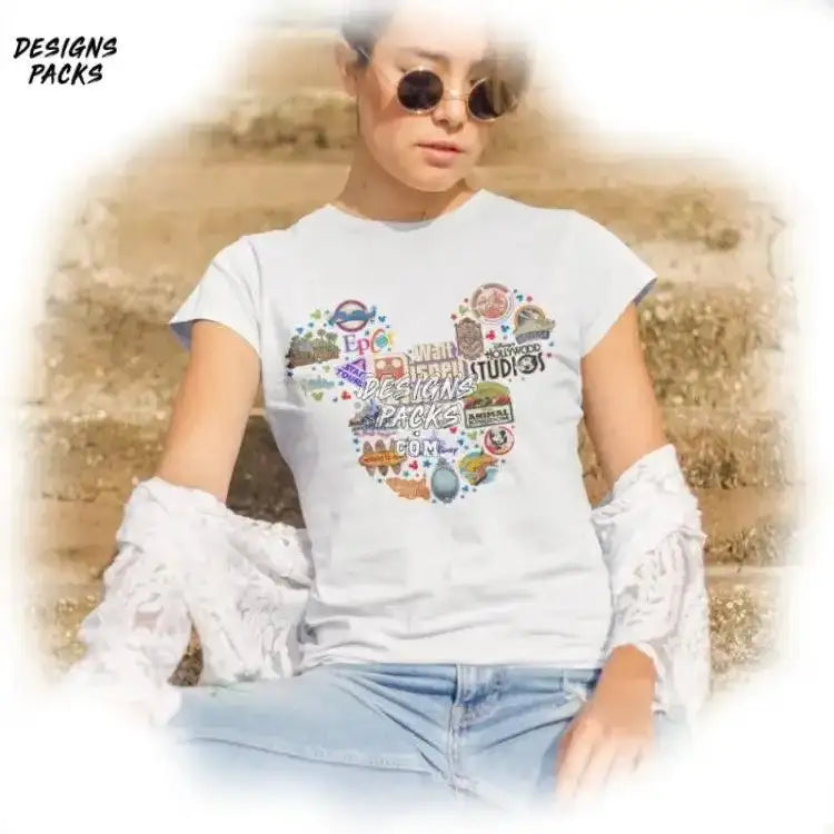 Cartoon Mickey Ears Hollywood Studios Big Thunder Mountain Vintage Walt World Png Design