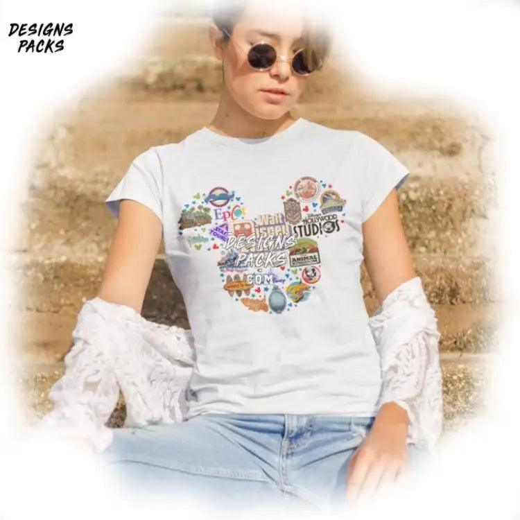 Cartoon Mickey Ears Hollywood Studios Big Thunder Mountain Vintage Walt World Png Design