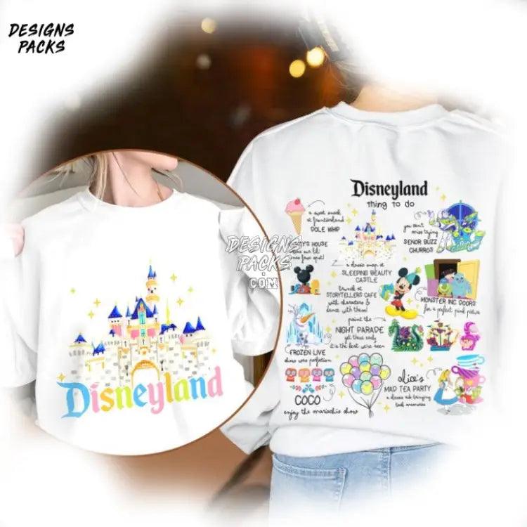 Cartoon Mickey & Friends Vintage Land Things To Do Png Design