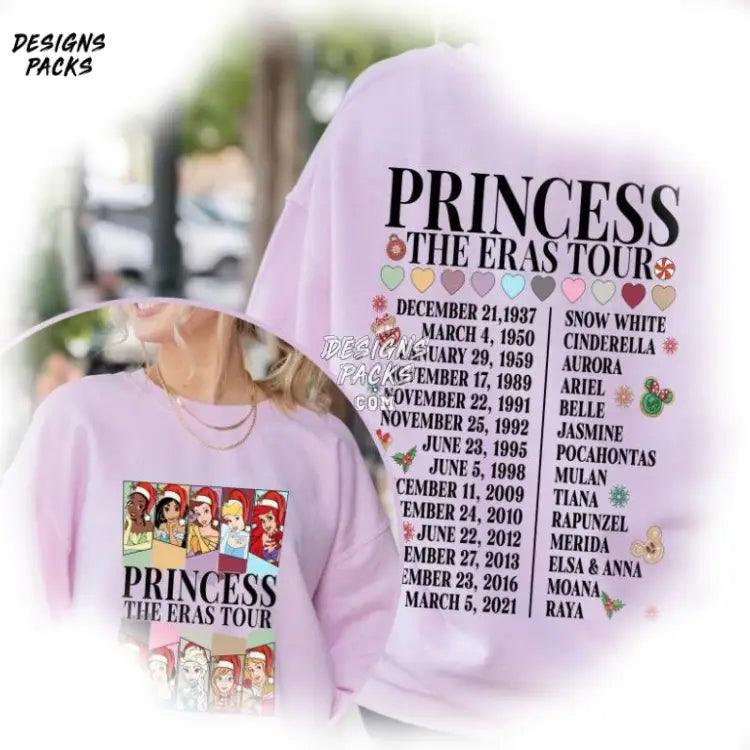 Cartoon Princess Characters Girl Trip Era Tour Png Design