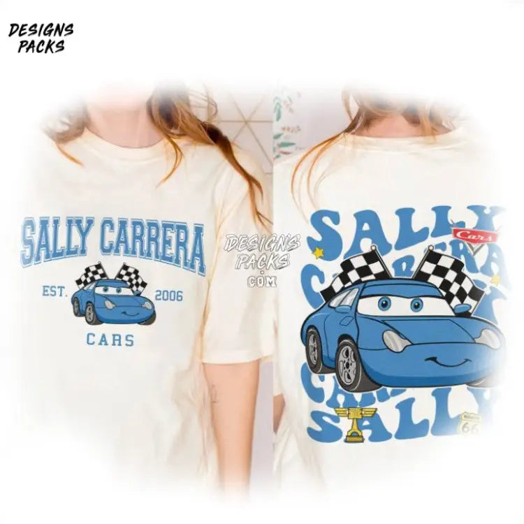 Cartoon Sally Carrera Racing Cars Png Design