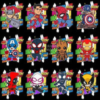 Load image into Gallery viewer, 35 Cartoon Super Heroes Movie kids Designs Bundle PNG
