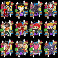 Load image into Gallery viewer, 35 Cartoon Super Heroes Movie kids Designs Bundle PNG
