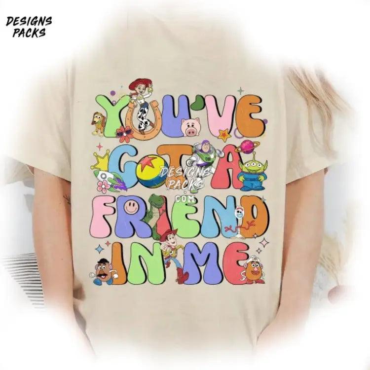 Cartoon Toy Story Woody Buzz You’ve Got A Friend In Me Png Design