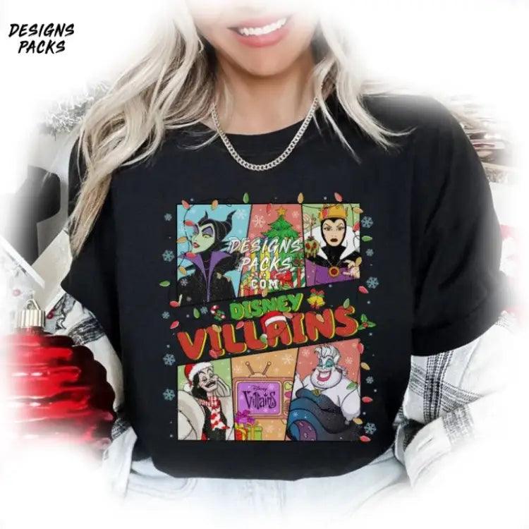 Cartoon Villains Bad Witches Club Merry Christmas Land Png Design