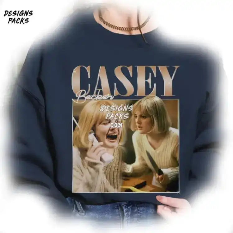 Casey Becker Scream Movie Vintage Png Design