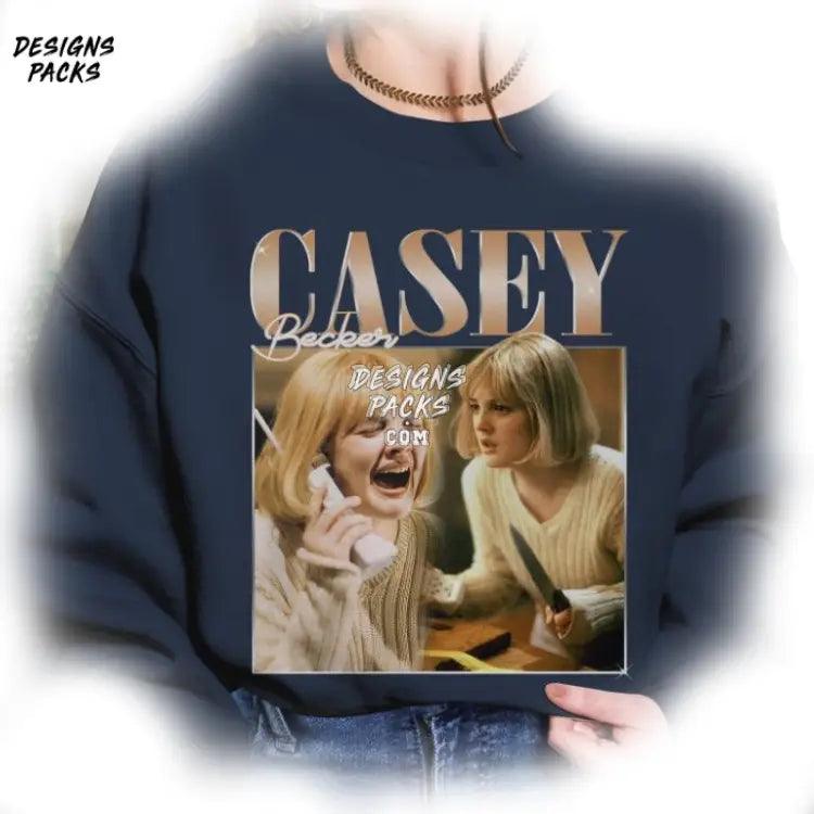 Casey Becker Scream Movie Vintage Png Design