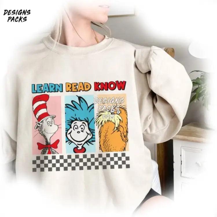 Cat In The Hat Read Across America Learn Know Png Design