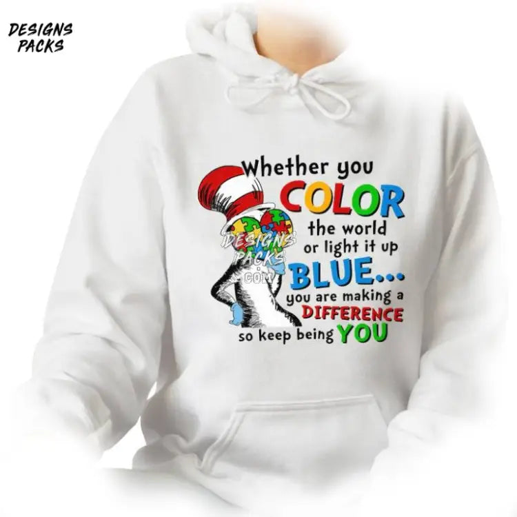 Cat In The Hat Thing Whether You Color World Or Light It Up Blue Png Design