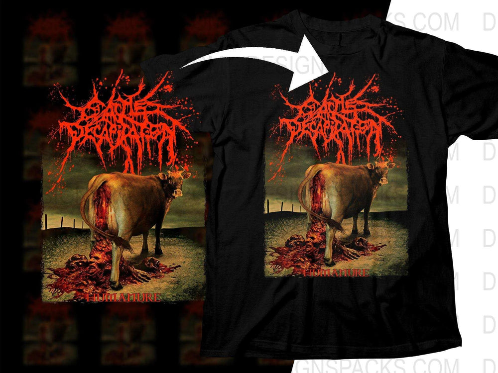 Cattle Decapitation Humanure Rock Inspired Art Humamure Png Halftone Digital Download