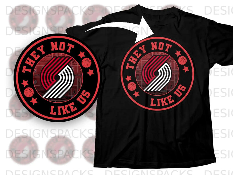 They Not Like Us Basketball Graphic T-Shirt