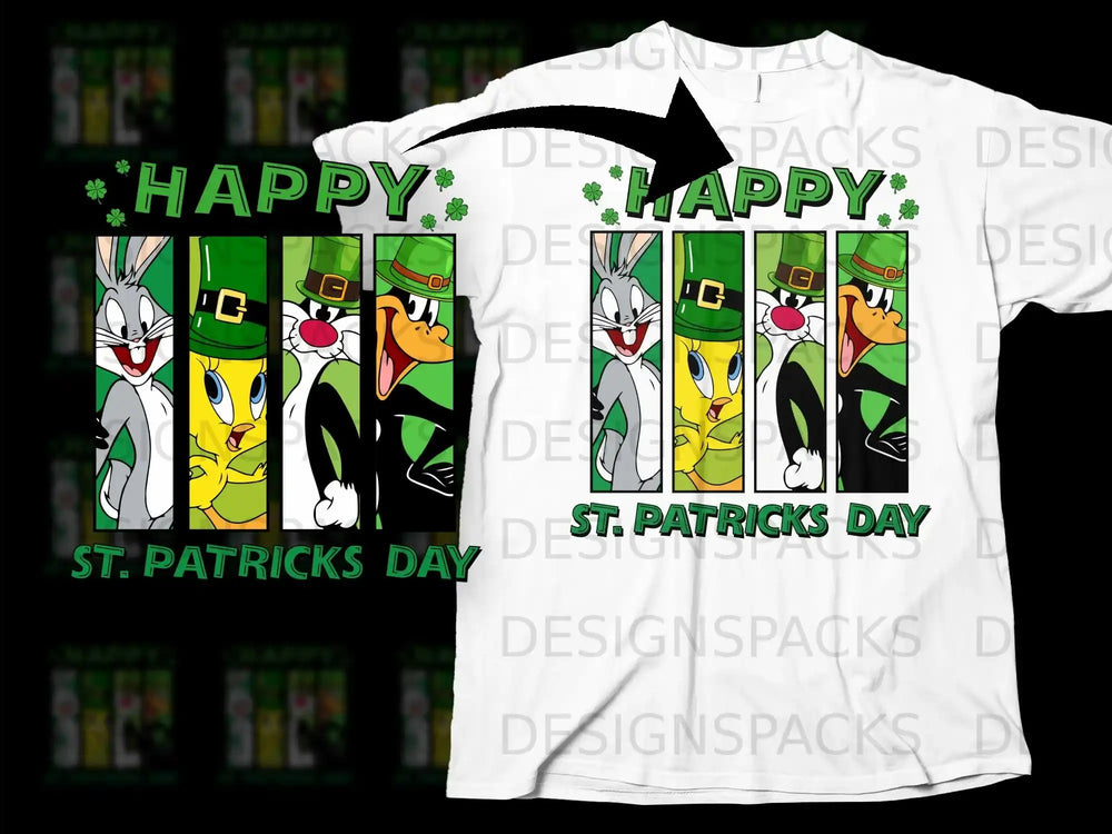 HAPPY ST. PATRICKS DAY Bugs Tweety Sylvester Daffy product type