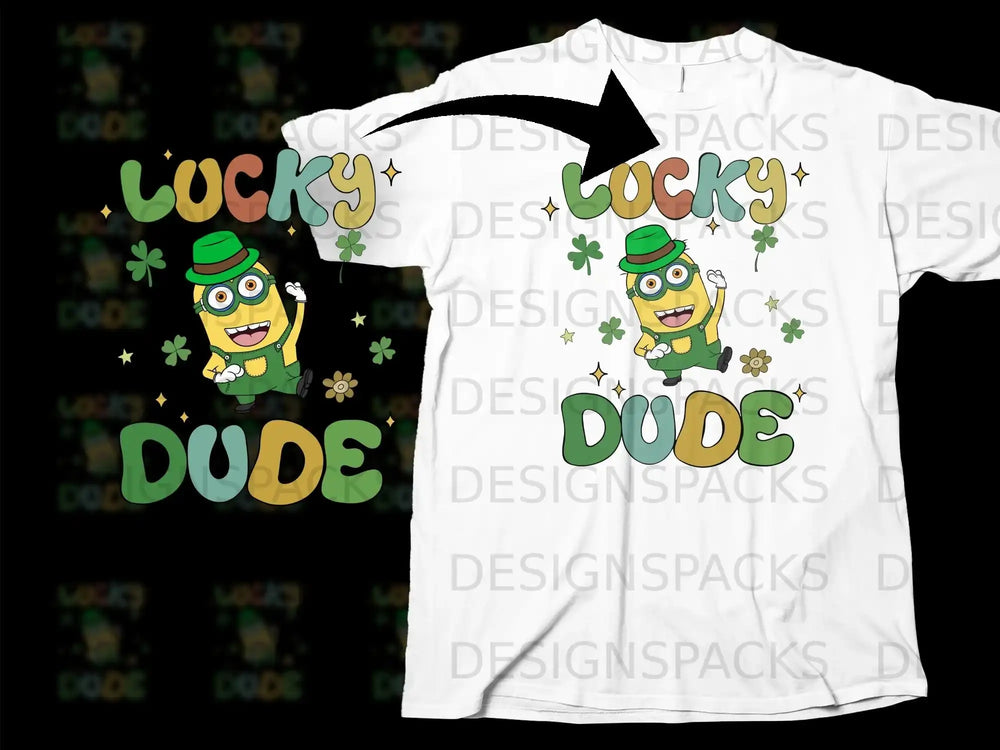 Lucky Dude Minion St Patricks Day Shamrocks product type