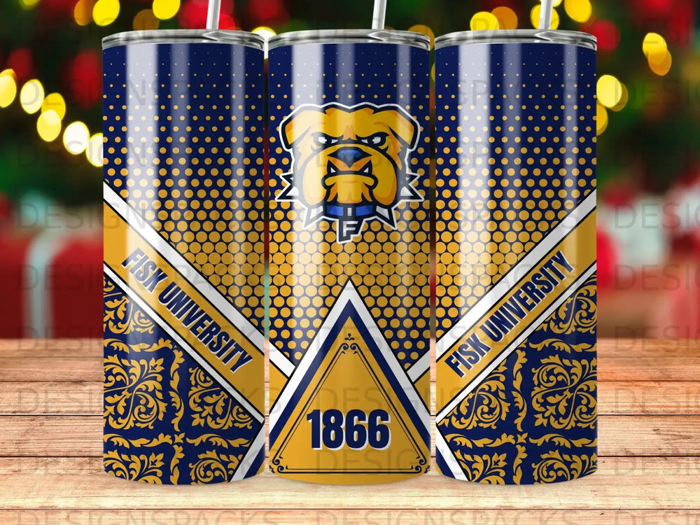Fisk University Bulldog Mascot Blue Gold 1866 product type