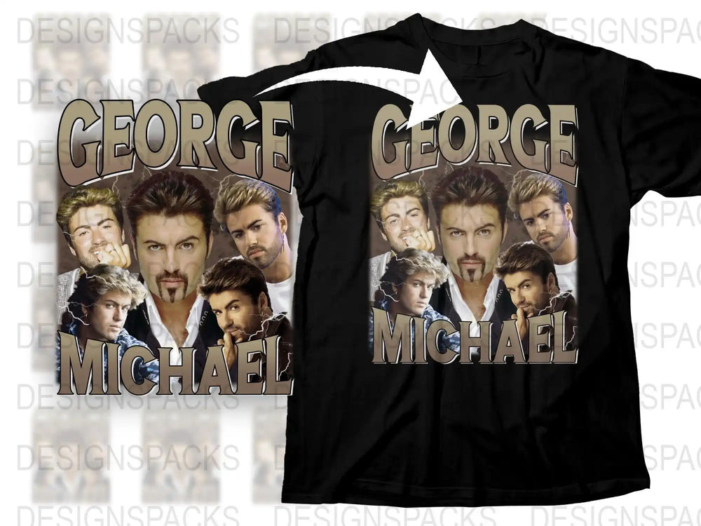 Vintage George Michael Graphic T-Shirt, Retro 90s Pop Icon Music Tee, Unisex Fashion Top, Collector's Item, Gift Idea