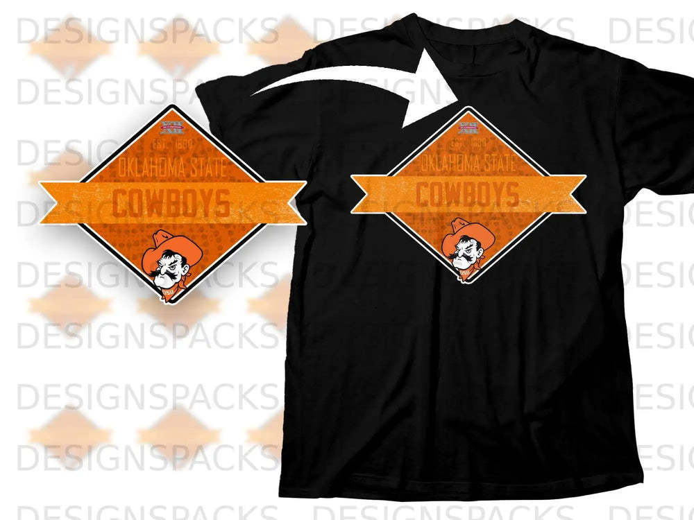 Oklahoma State Cowboys Graphic Tee Shirt