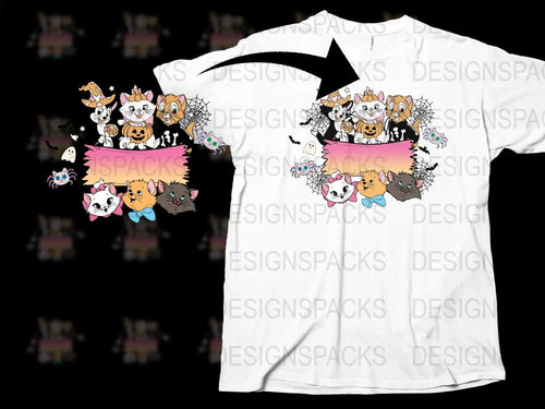 Cute Cartoon Animals T-Shirt, Colorful Kids and Adults Casual Wear, Fun Graphic Tee