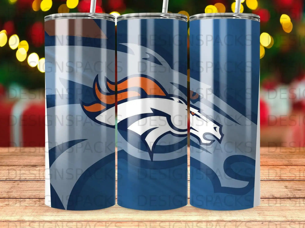 Denver Broncos Blue Orange Tumbler product type