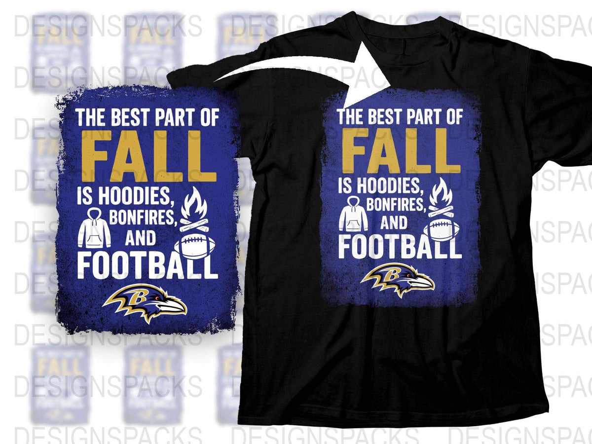 Fall Season Hoodie, Football and Bonfires Graphic Tee, Cozy Autumn Apparel, Casual Sports Fan Shirt