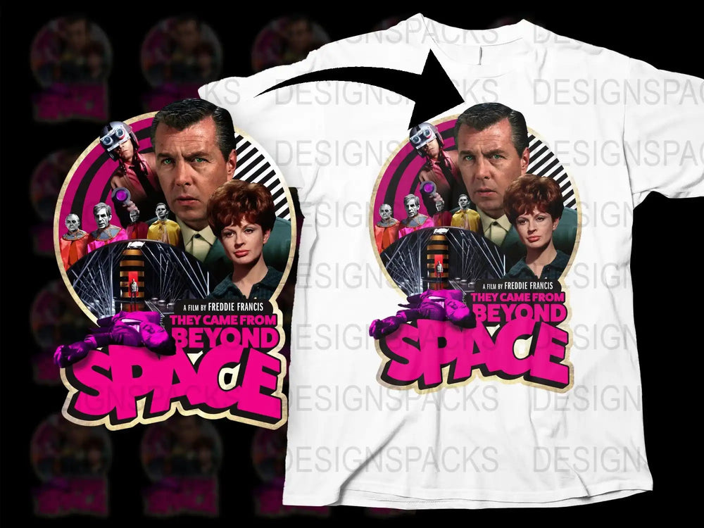 Retro Sci-Fi T-Shirt, Vintage Movie Poster Graphic Tee, Unisex Cotton Shirt, Classic Film Memorabilia