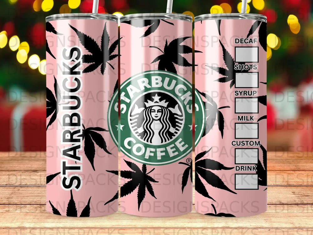 Pink Cannabis Starbucks Coffee Tumbler product type
