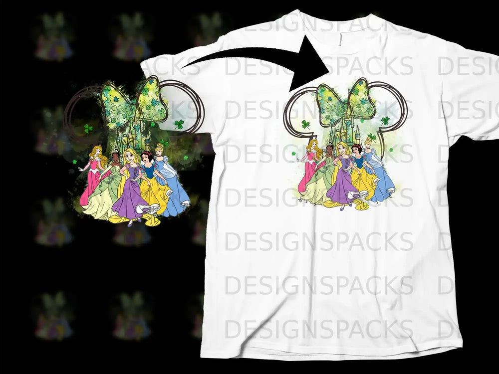 Disney Princess Castle Shamrock Minnie Head product type