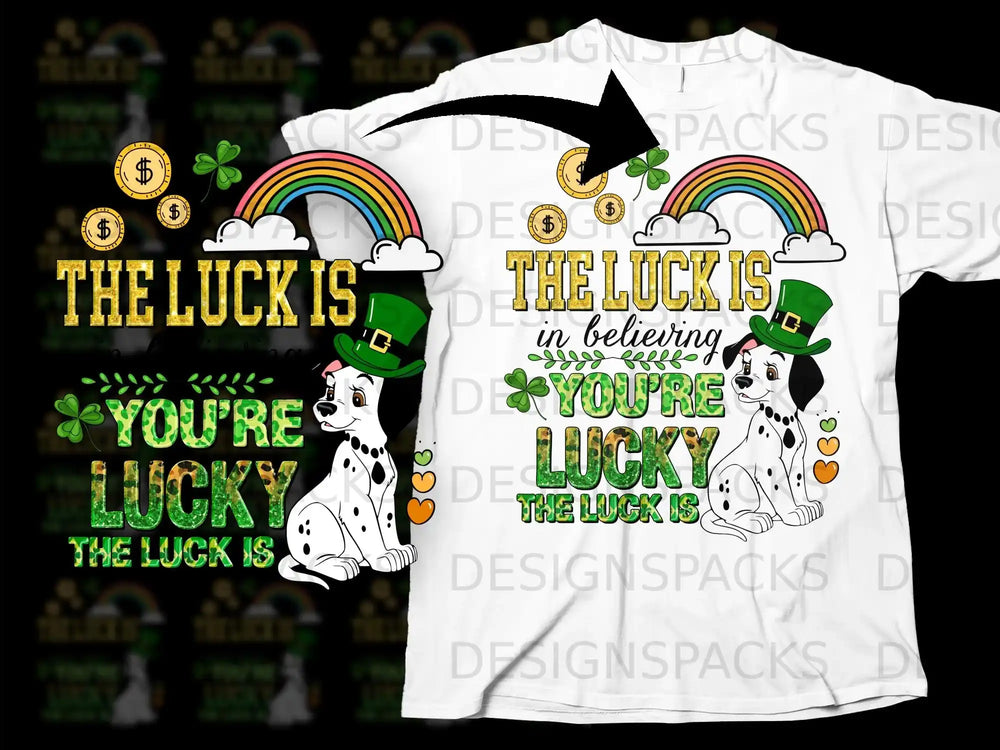 The Luck Is In Believing You Are Lucky Leprechaun Dog product type
