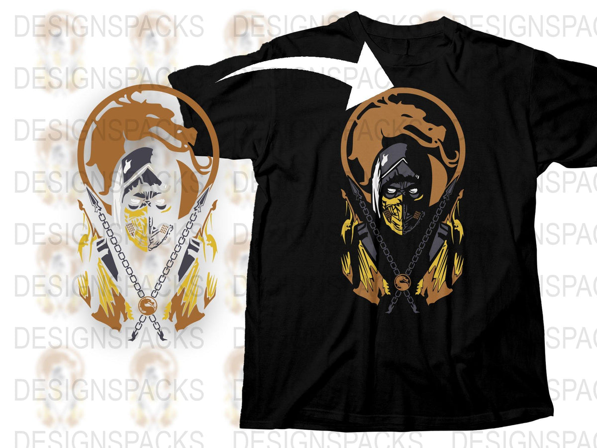 Men's Graphic Tee, Flame Skull Design, Black Cotton T-shirt, Unique Gothic Style, Cool Fashion, Streetwear