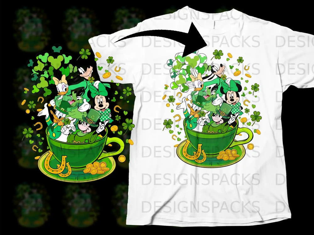Mickey Friends St Patricks Lucky Cup Gold Coins product type