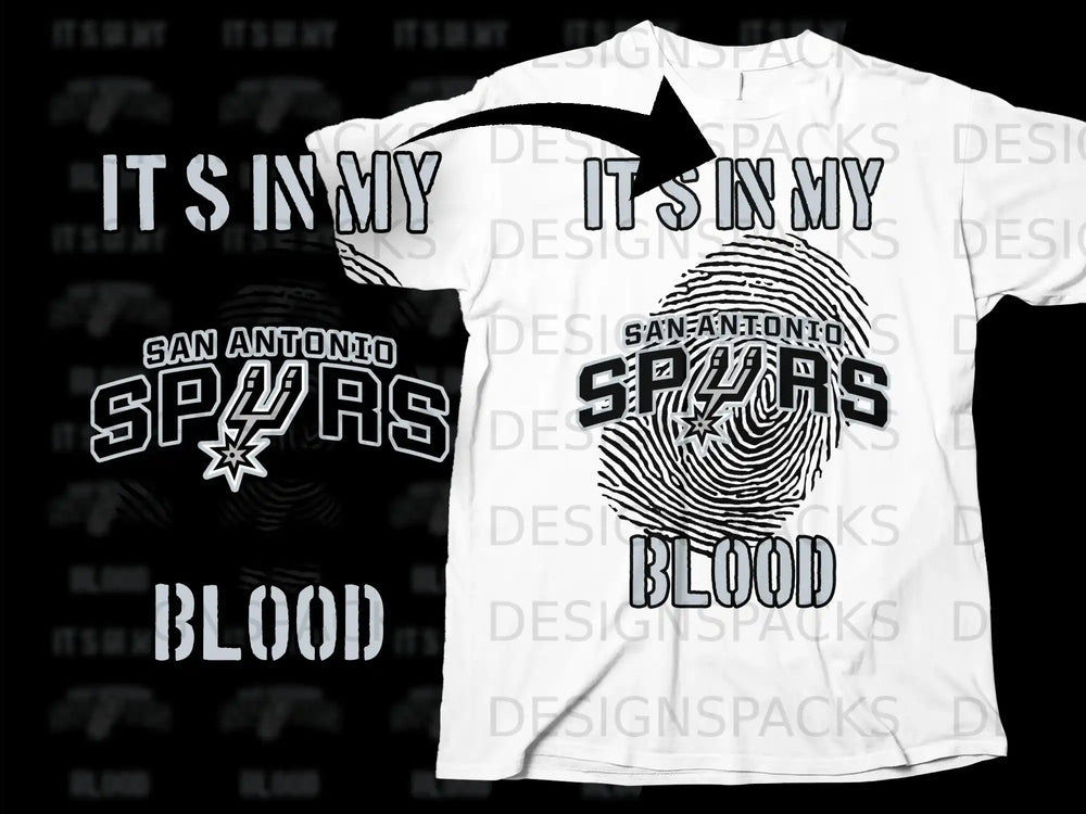 San Antonio Spurs It's In My Blood T-Shirt