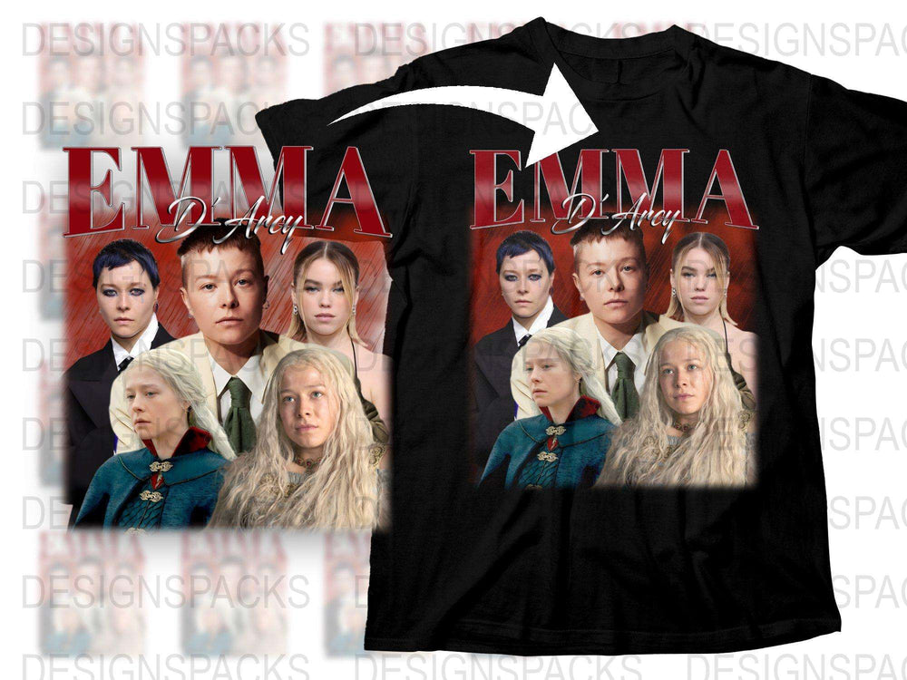 Emma D'Arcy House of the Dragon Inspired T-Shirt, Fan Merchandise, Unisex Cotton Tee