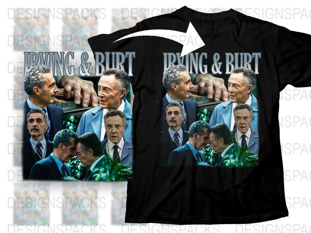 Vintage Movie Scene Graphic T-Shirt, Classic Film Character Tee, Retro Style Shirt for Movie Fans