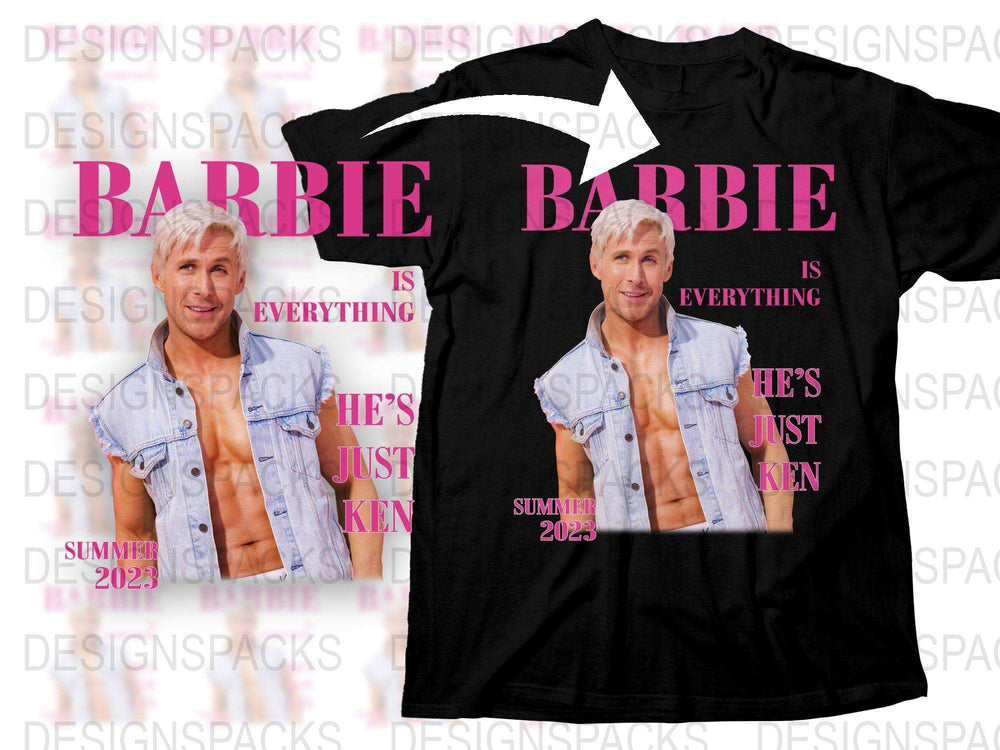 Barbie Inspired T-Shirt for Men, Summer 2023, Fashion Tee, Casual Streetwear, Unique Graphic Print Shirt