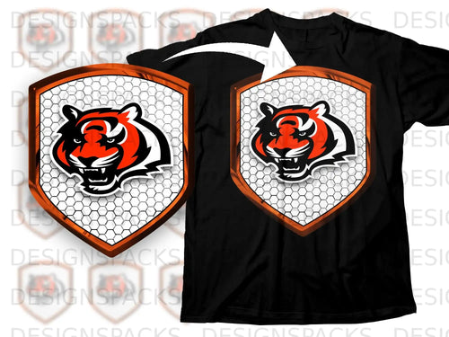 Fierce Tiger Emblem Graphic Tee Bold Design