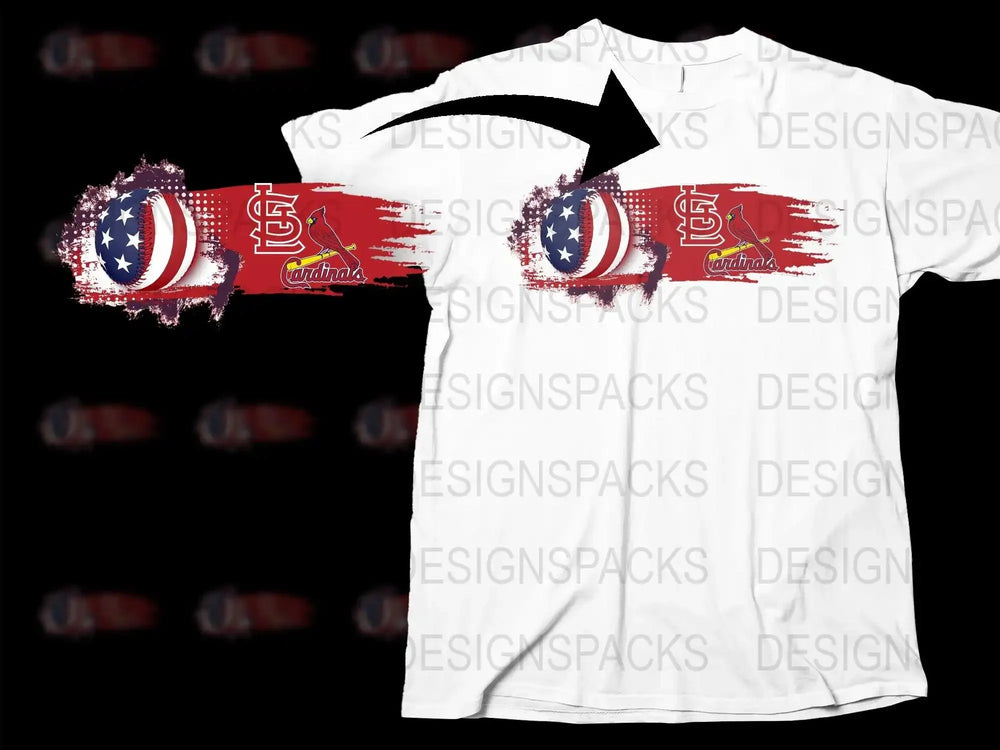Celebrate St. Louis Cardinals Baseball with Stylish Png Digital Download