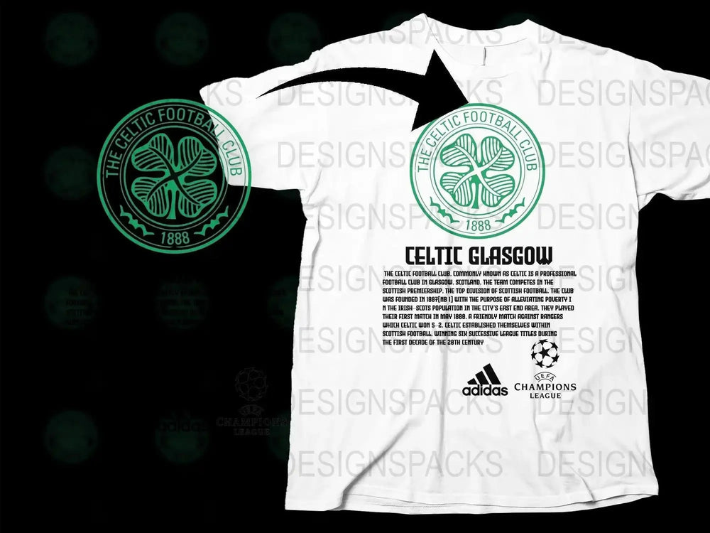 Celtic Glasgow Soccer Png Digital Download
