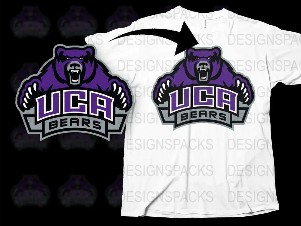 Central Arkansas Bears College Football Png Digital Download